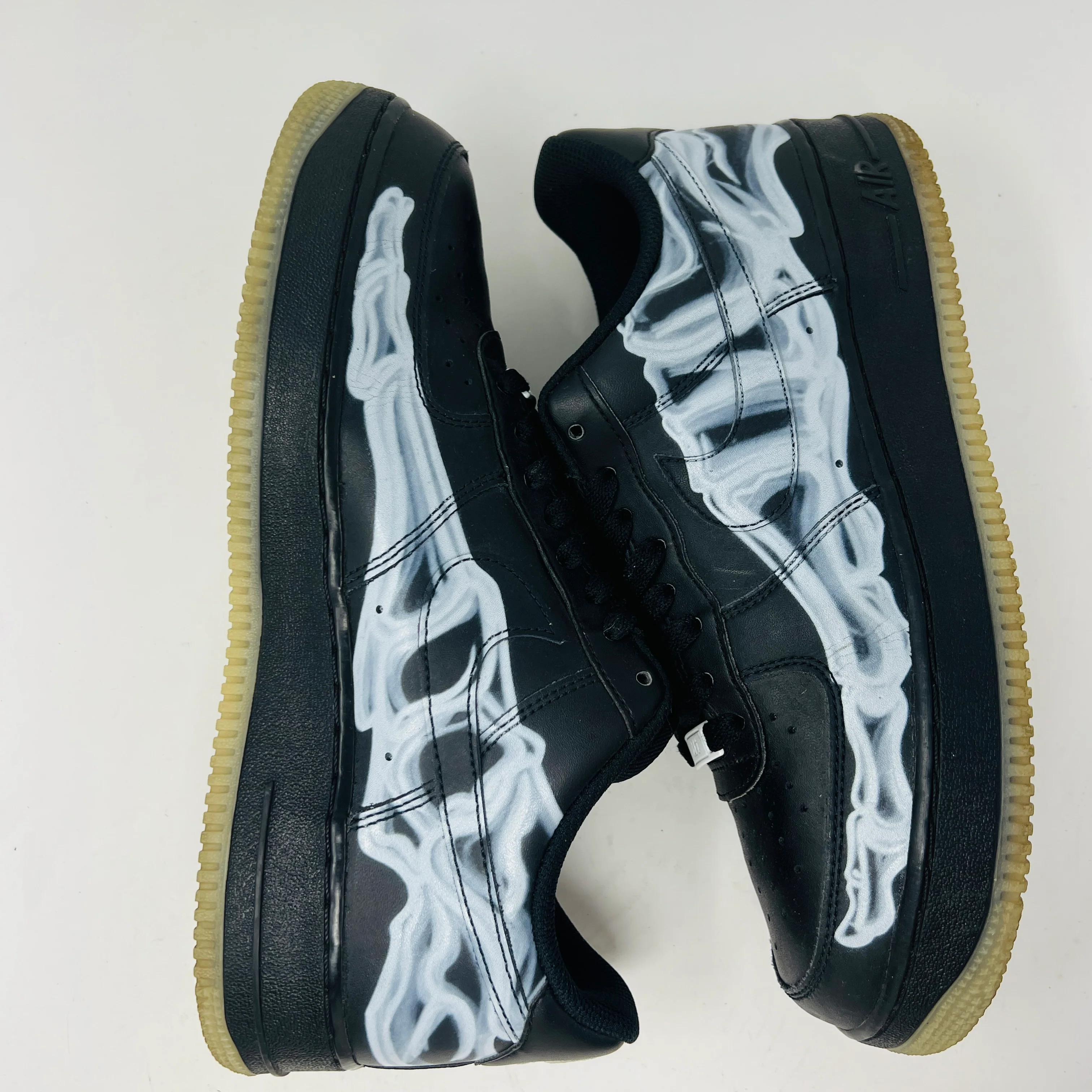 Nike Air Force 1 Low Black Skeleton Halloween (2019) - Image 4