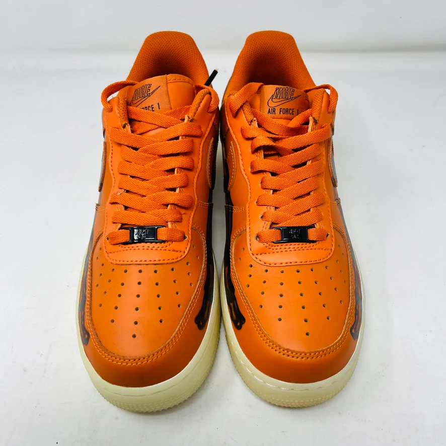 Nike Air Force 1 Low Orange Skeleton Halloween (2020) - Image 2
