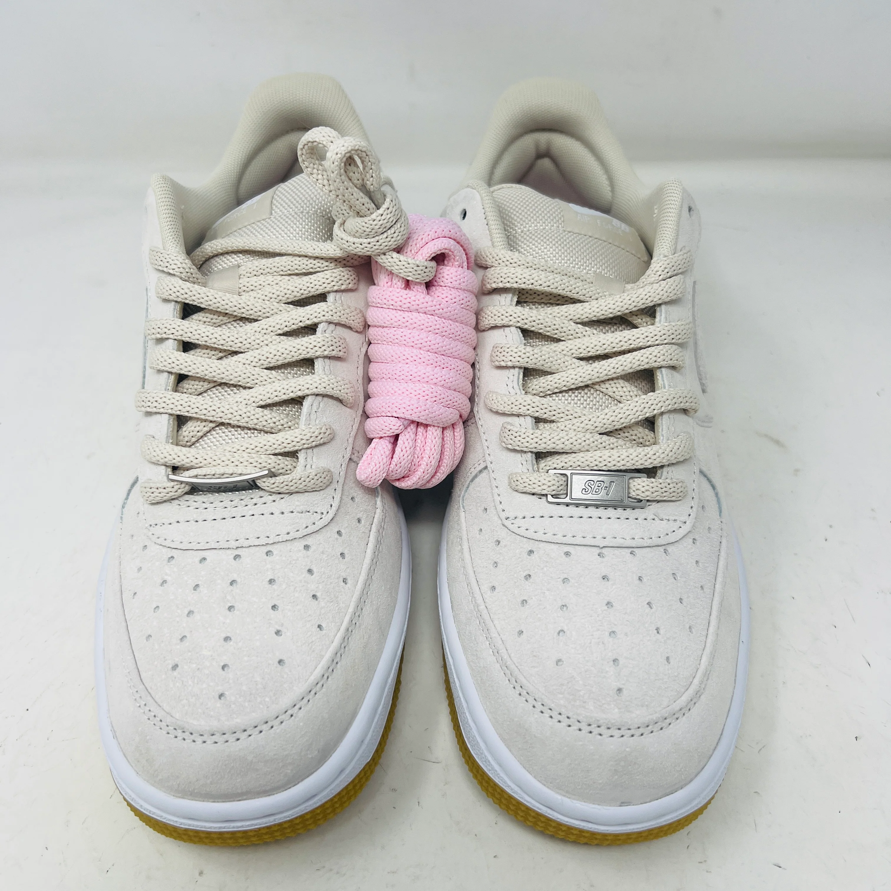 Nike Air Force 1 Low SB Light Orewood Brown Pink - Image 2