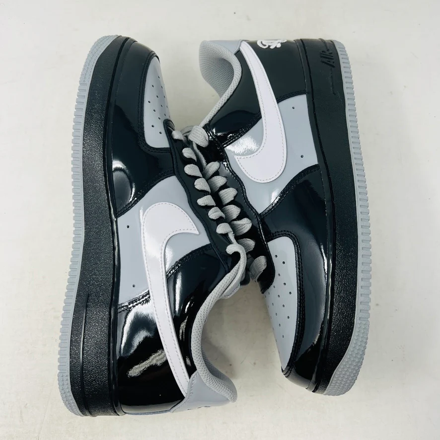 Nike Air Force 1 Low Syna Central Cee Black White Smoke Grey - Image 4