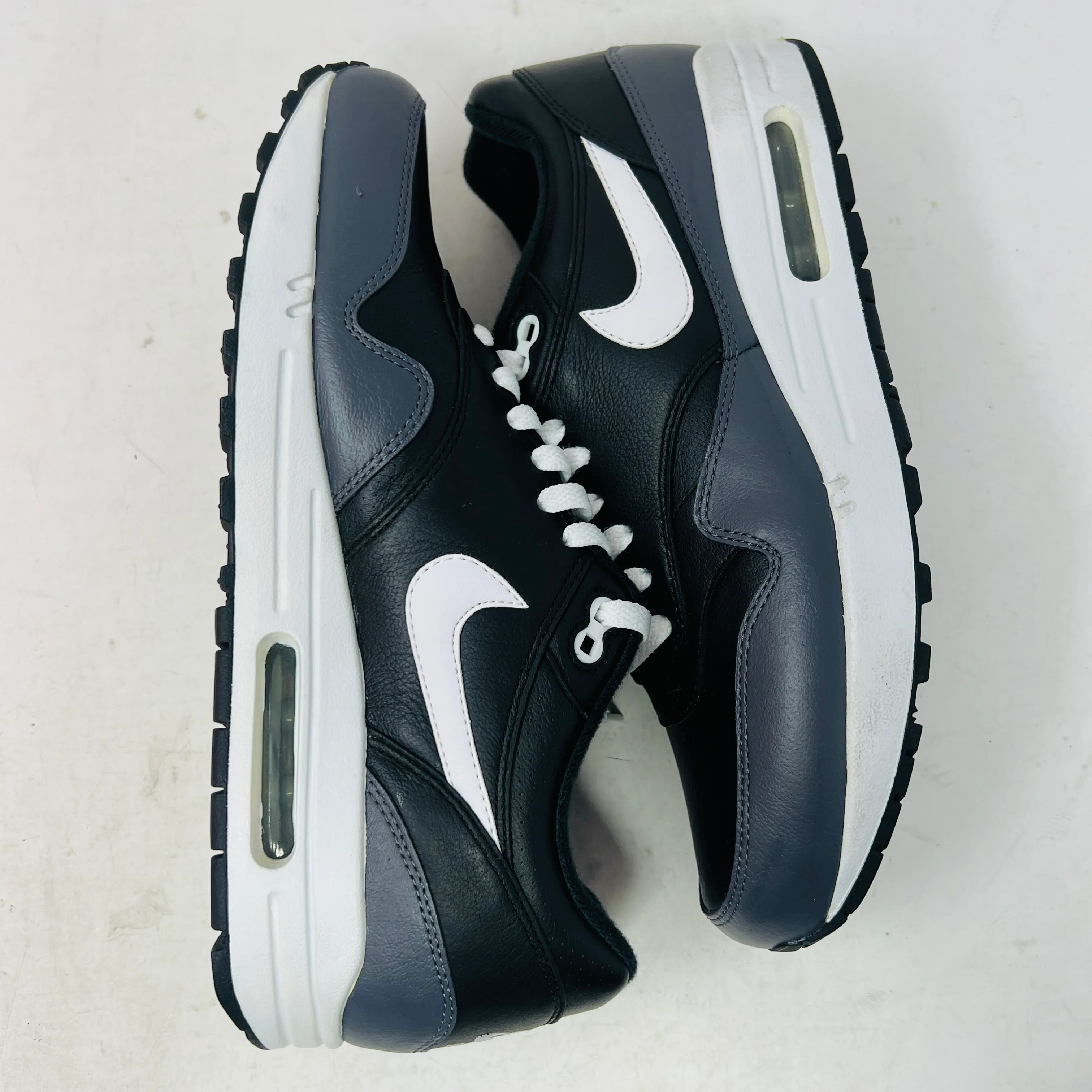 Nike Air Max 1 Black White Dark Grey - Image 4