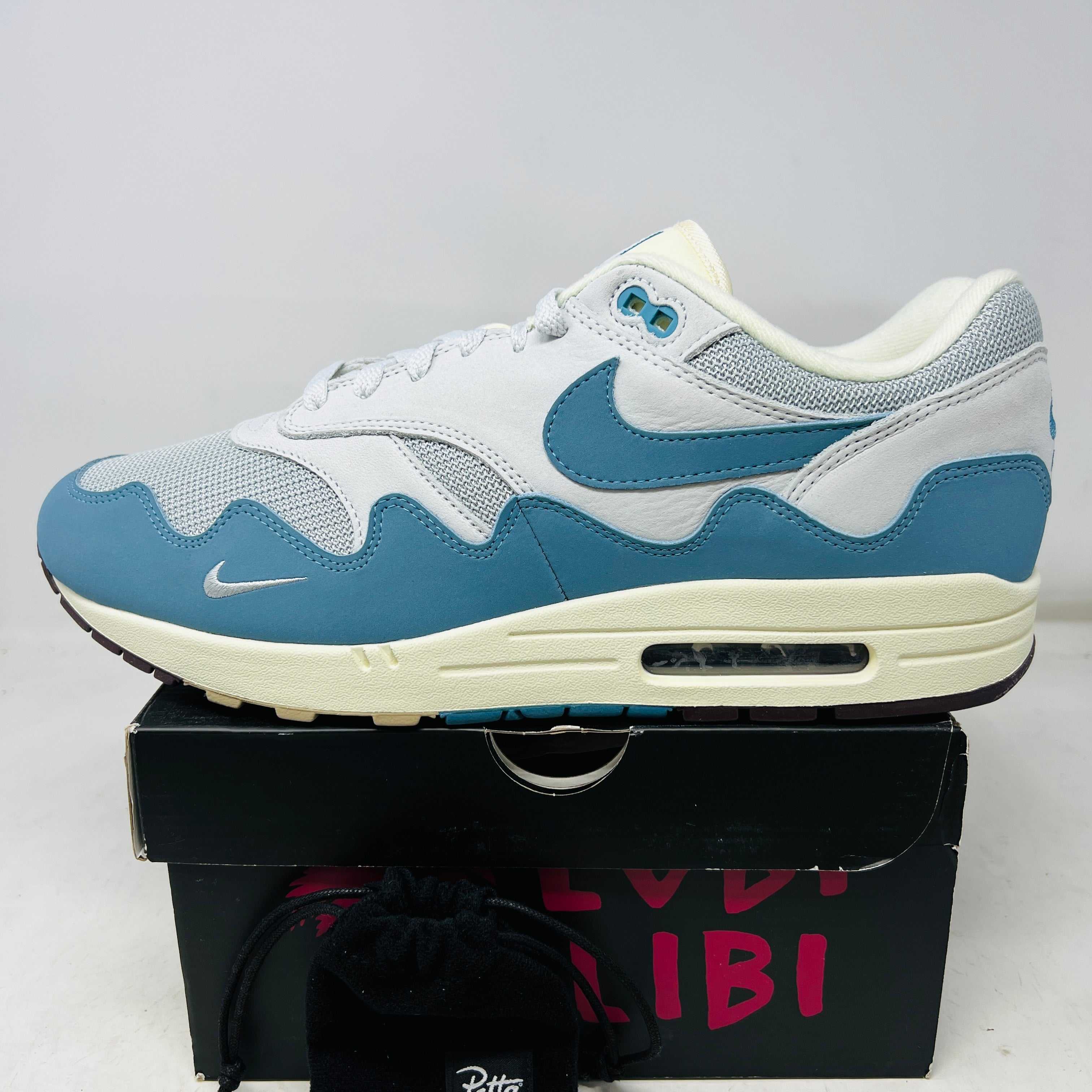 Nike Air Max 1 Patta Waves Noise Aqua (with Bracelet)