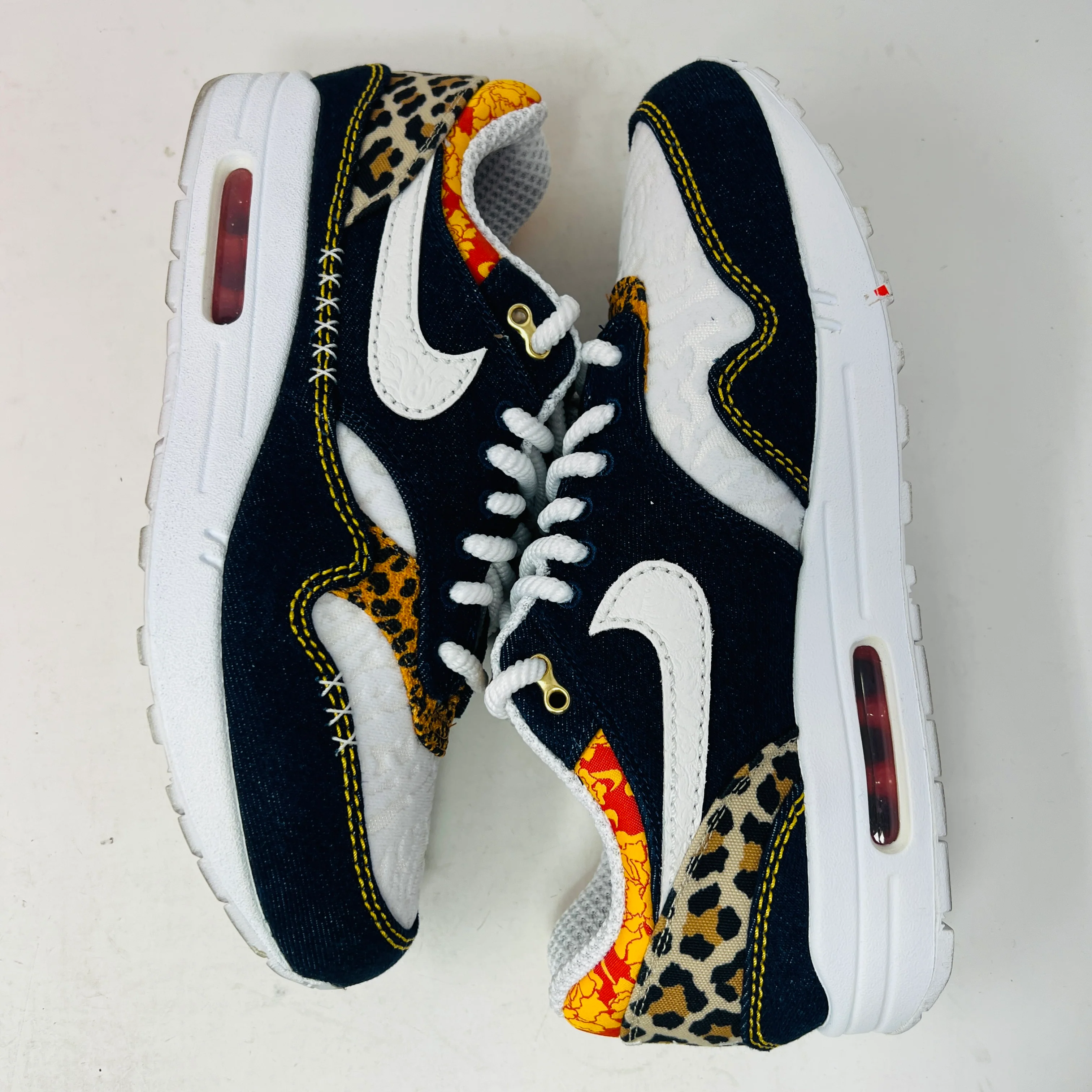 Nike Air Max 1 Premium Denim Leopard - Image 3