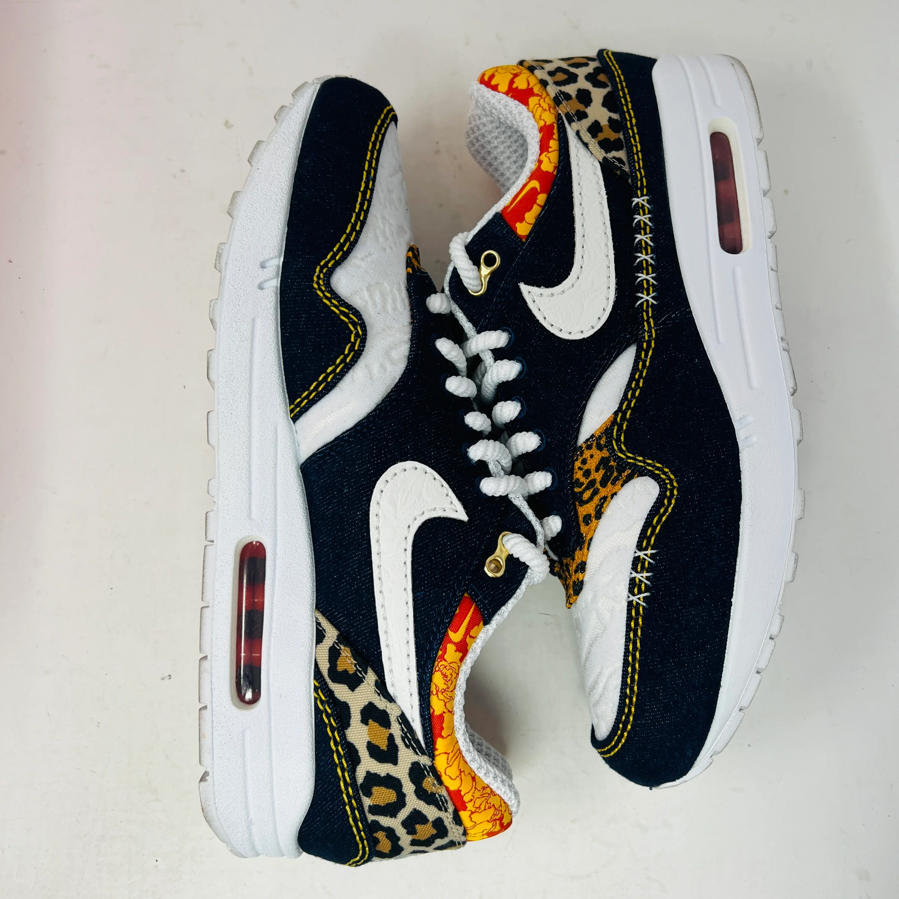 Nike Air Max 1 Premium Denim Leopard - Image 4