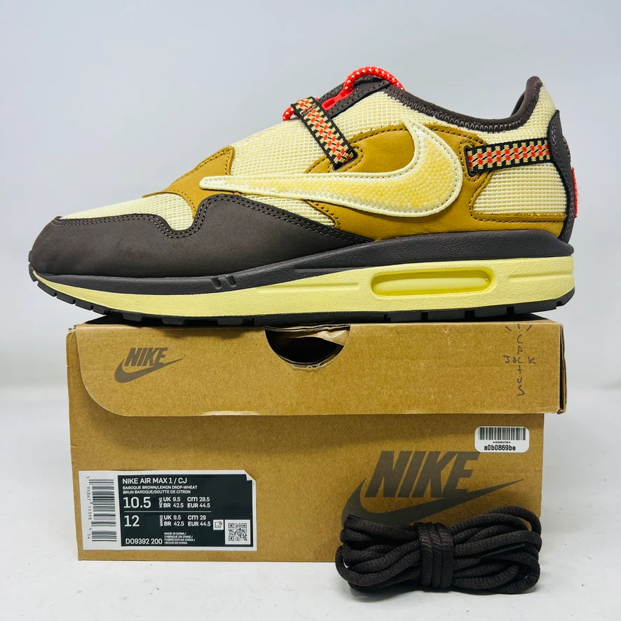 Nike Air Max 1 Travis Scott Cactus Jack Baroque Brown