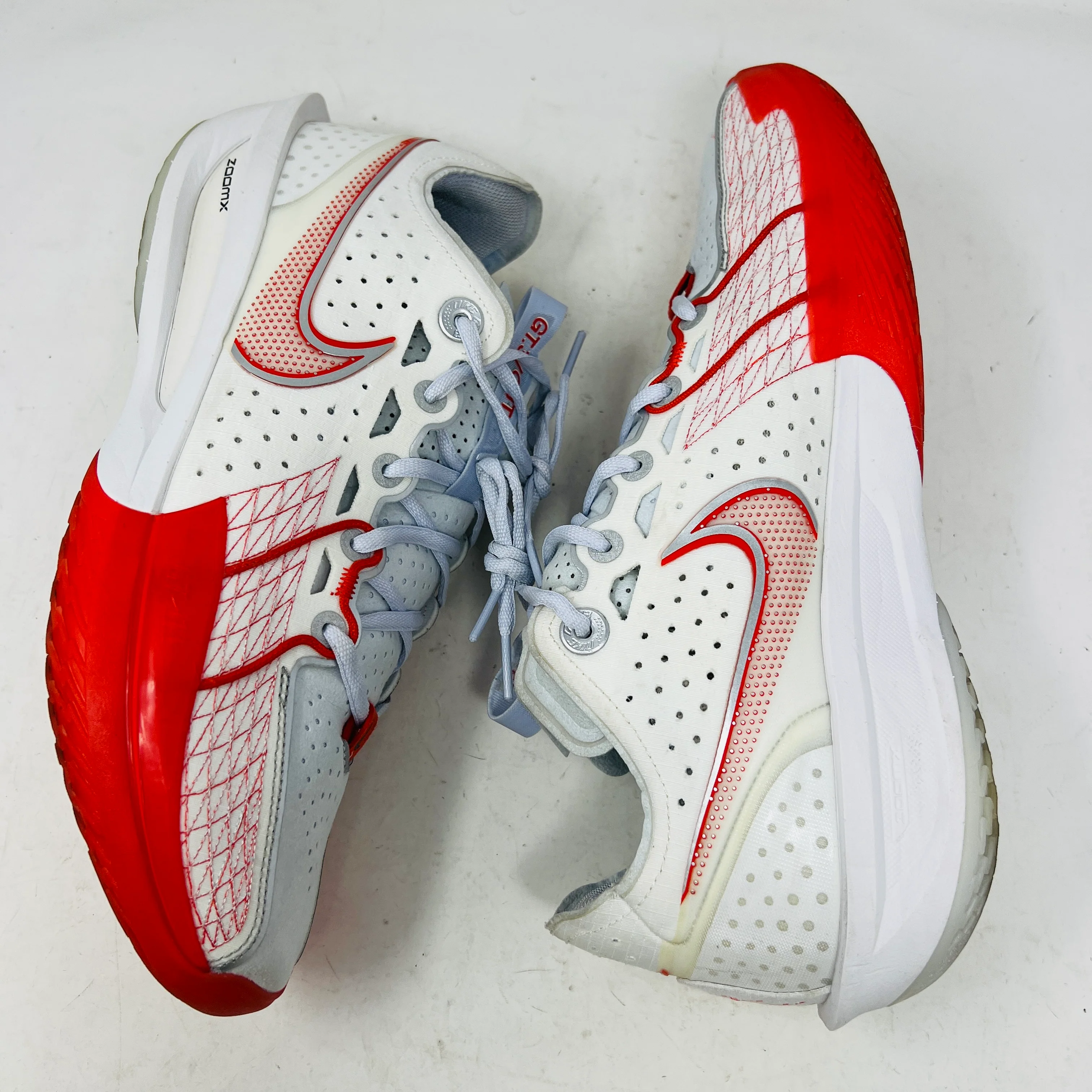 Nike Air Zoom GT Cut 3 White Picante Red - Image 4