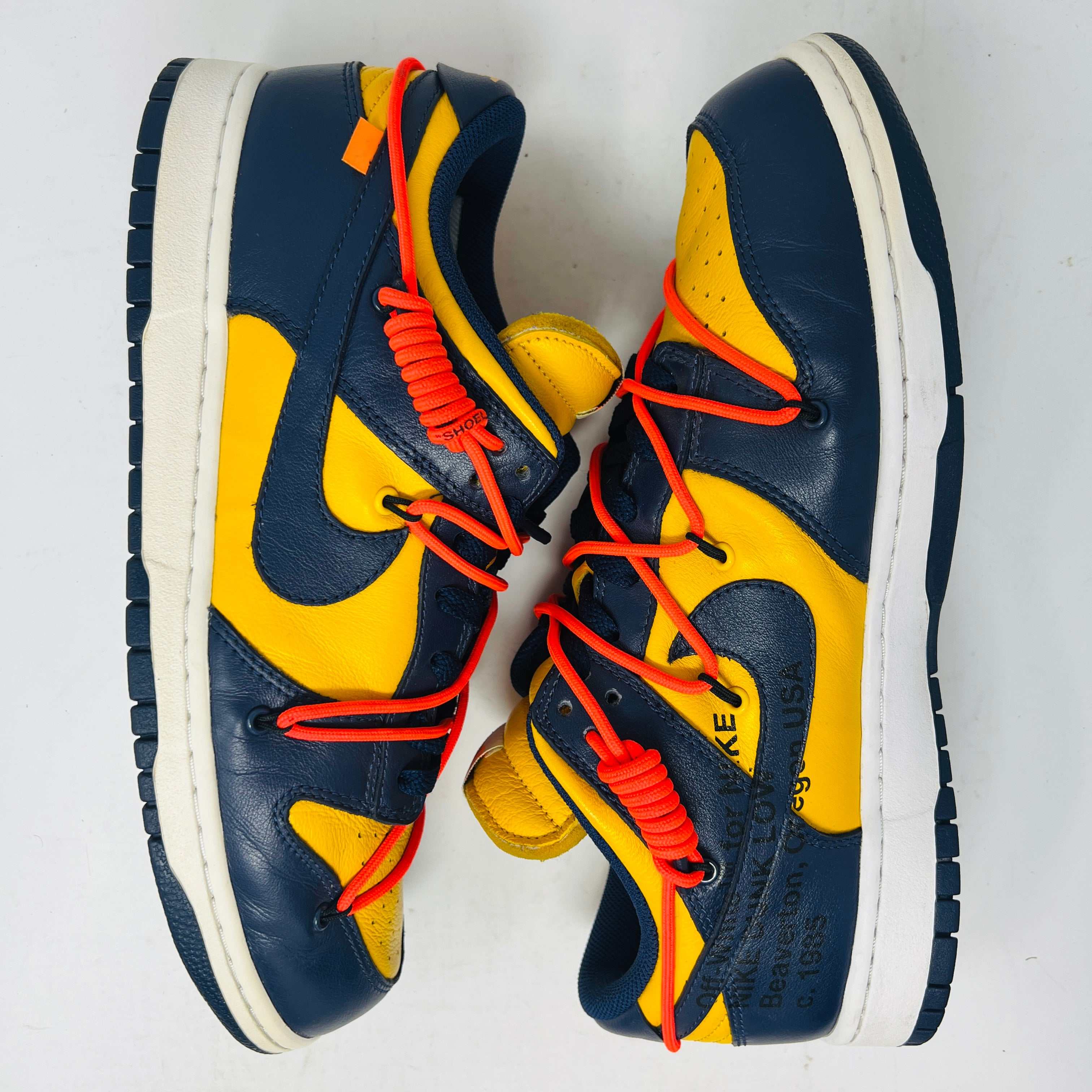Nike Dunk Low Off-White University Gold - Image 3