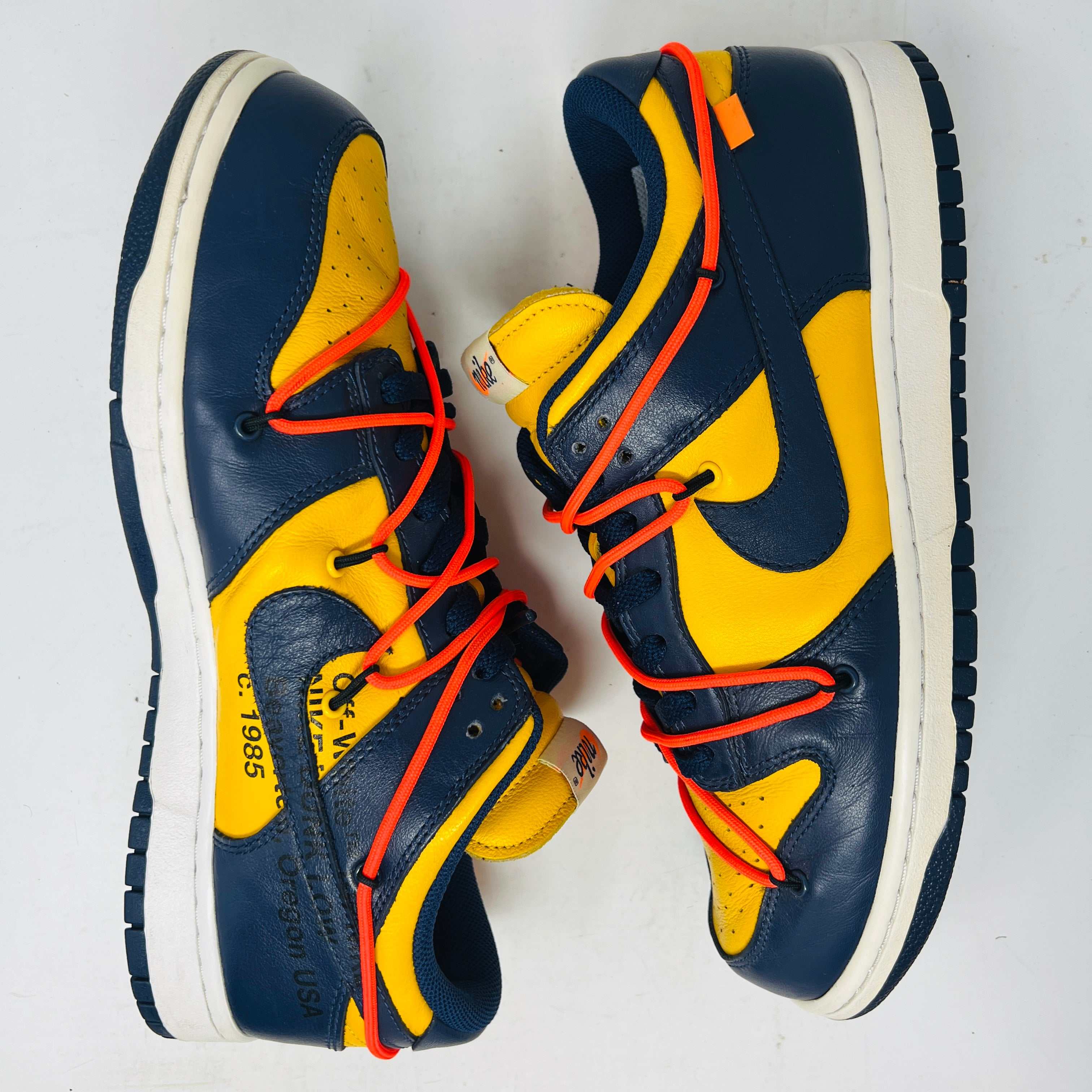 Nike Dunk Low Off-White University Gold - Image 4