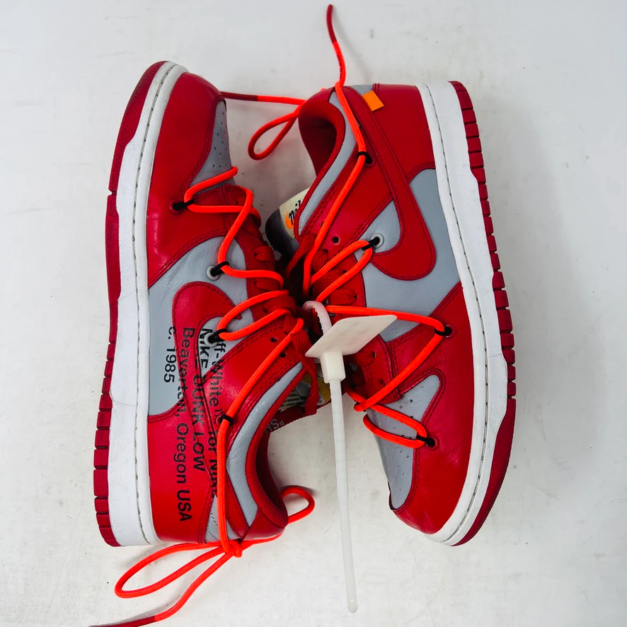 Nike Dunk Low Off-White University Red - Image 4
