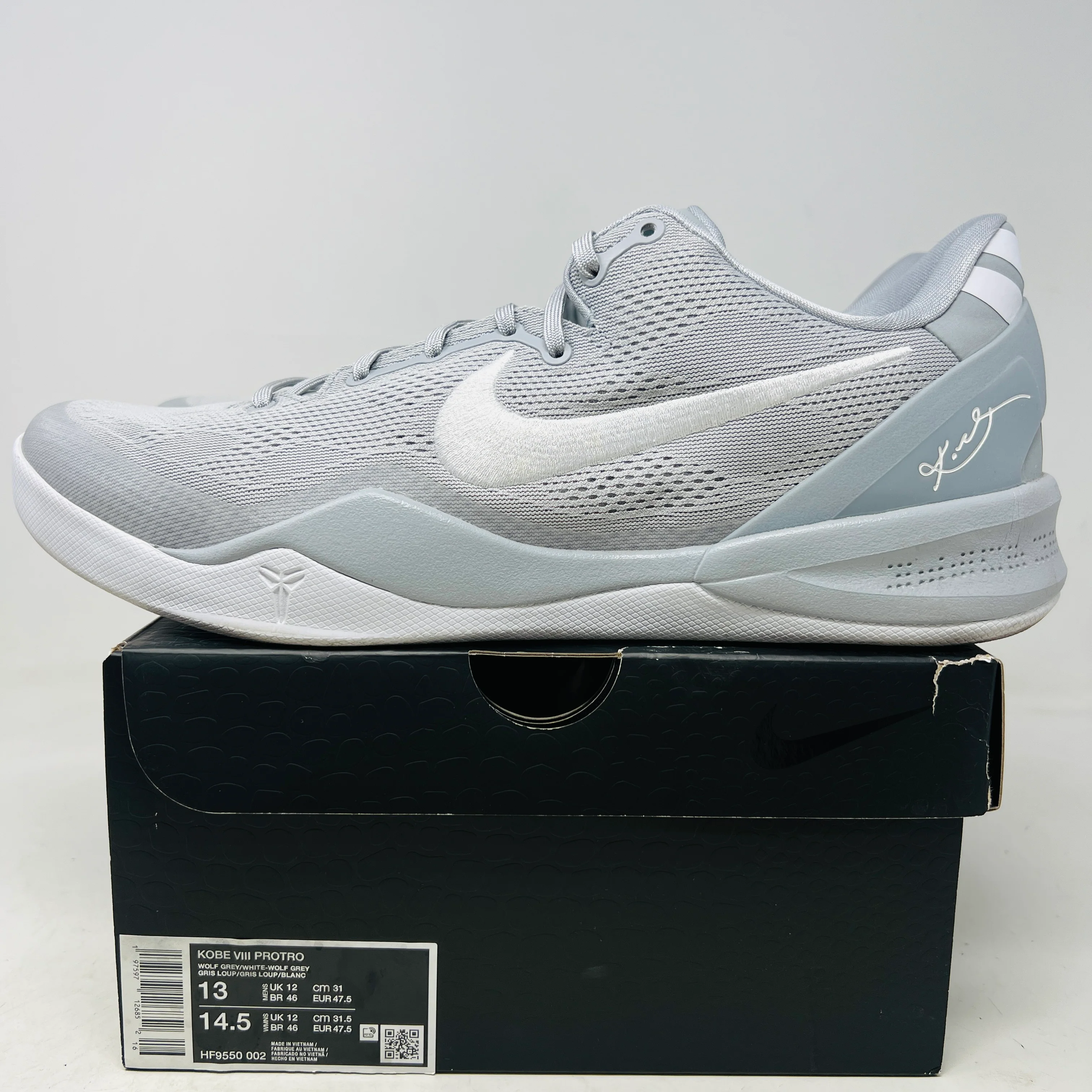 Nike Kobe 8 Protro Wolf Grey