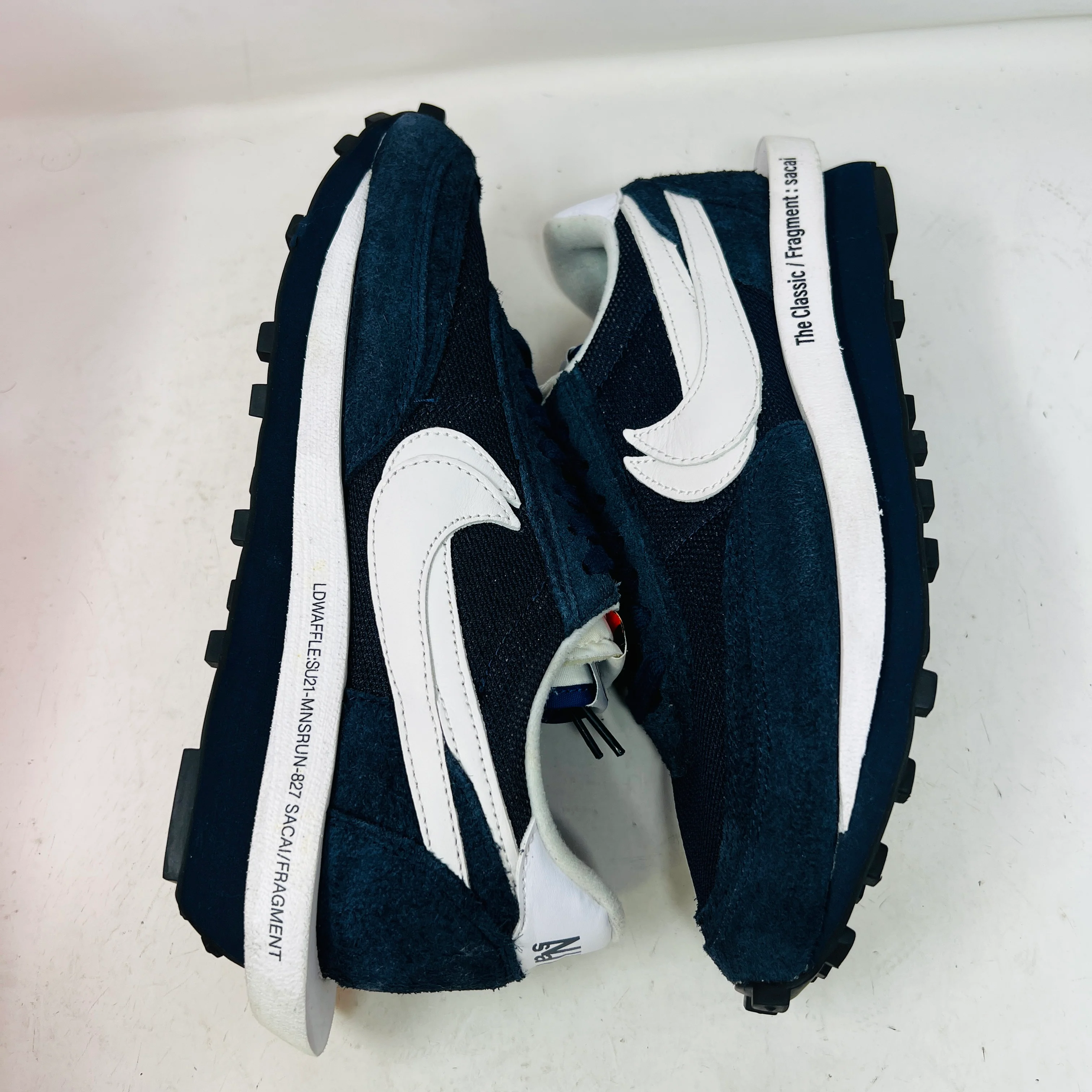 Nike LD Waffle SF sacai Fragment Blue Void - Image 4