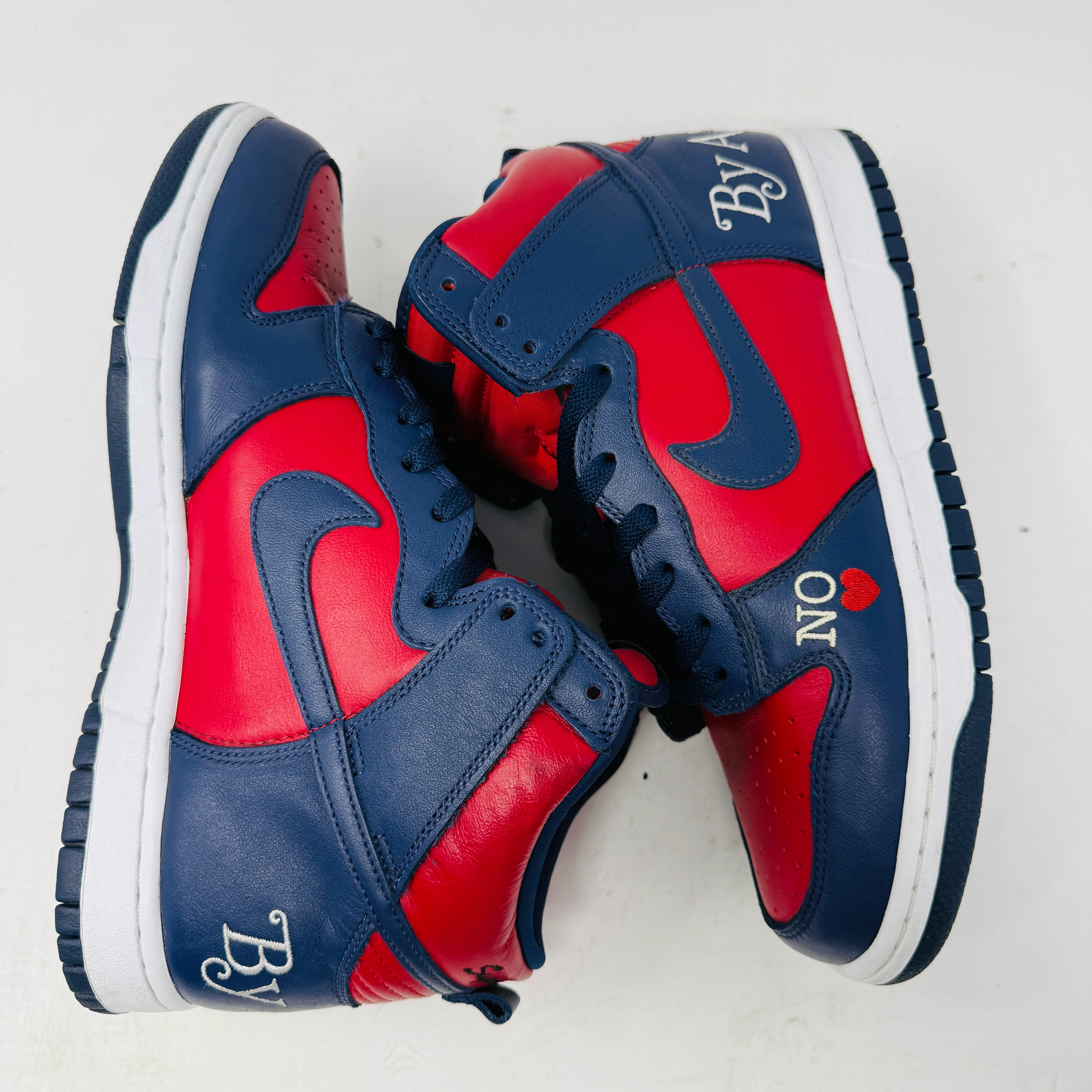 Nike SB Dunk High Supreme By Any Means Navy - Image 4