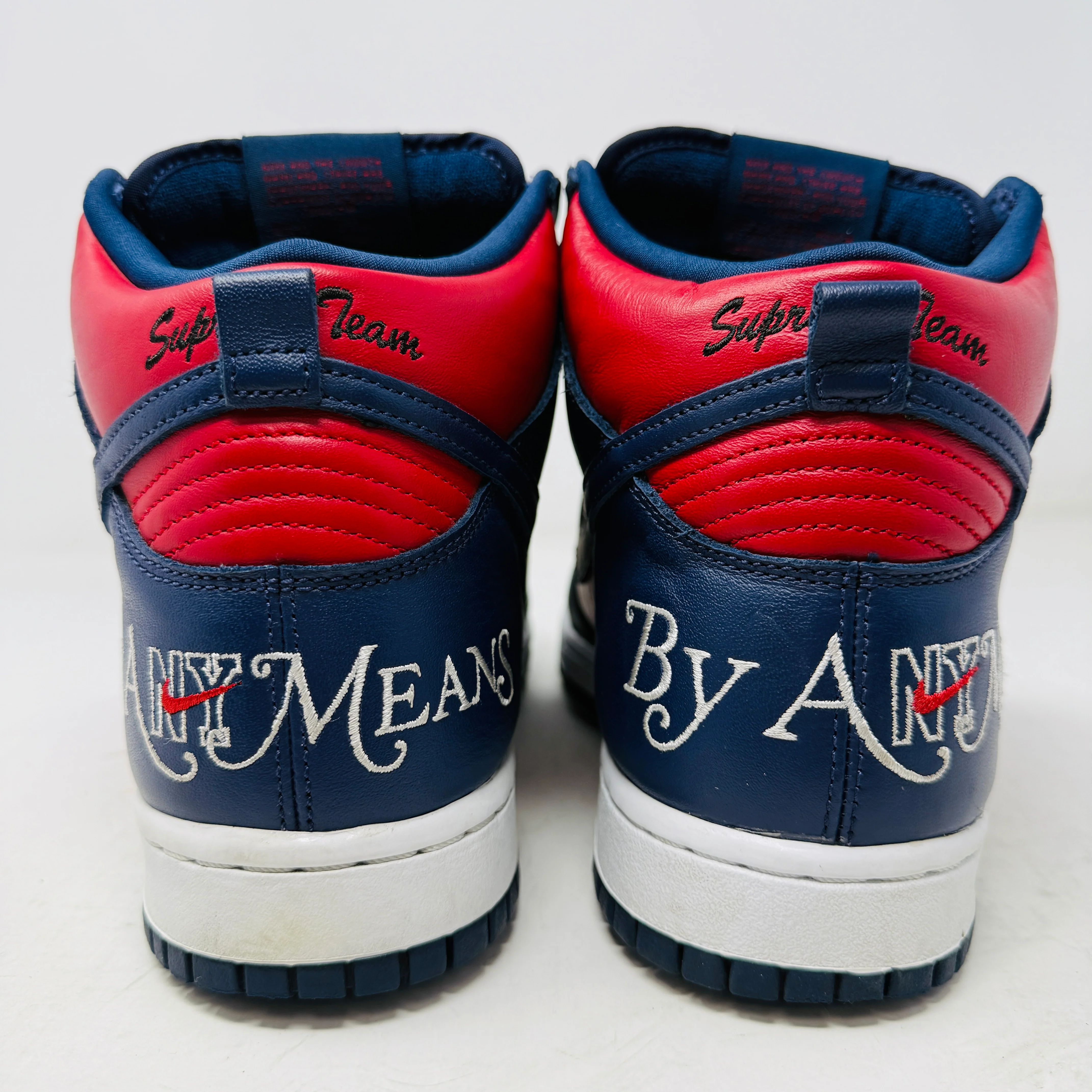 Nike SB Dunk High Supreme By Any Means Navy - Image 5