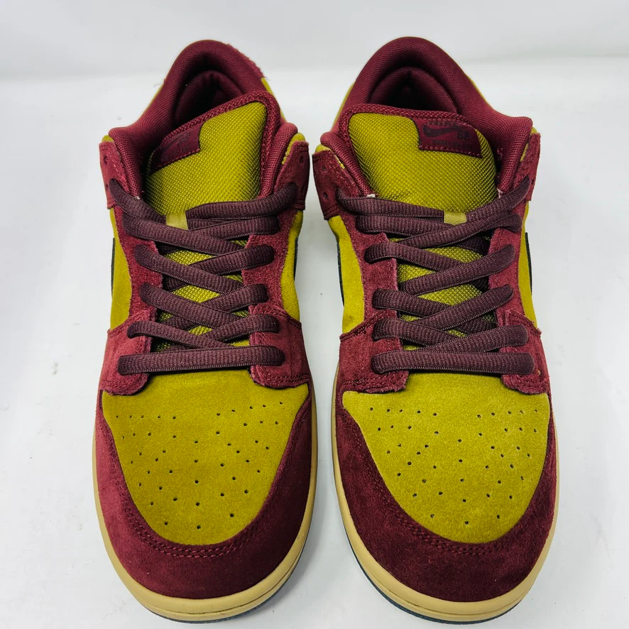 Nike SB Dunk Low Dark Team Red Olive Flak - Image 2