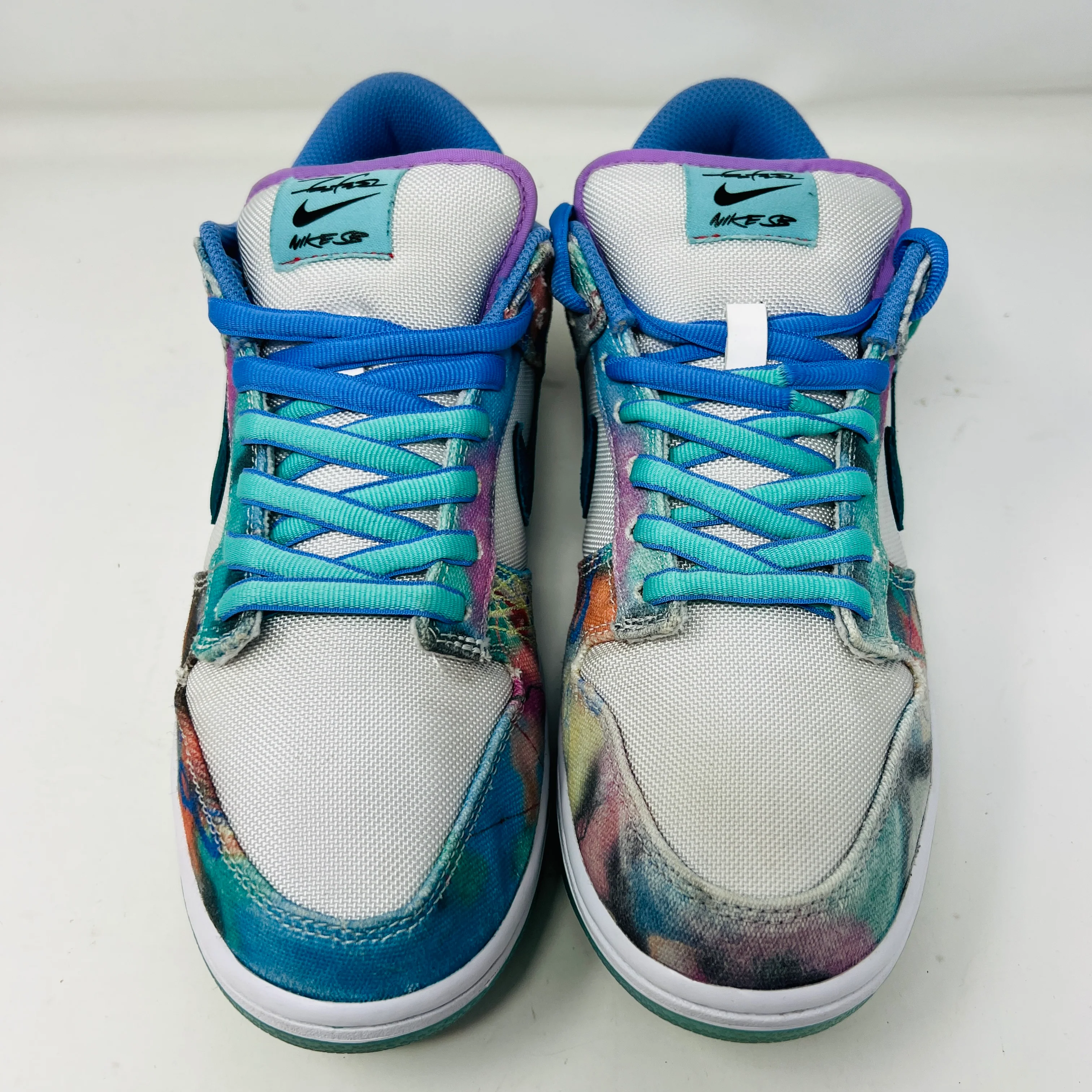 Nike SB Dunk Low Futura Laboratories Bleached Aqua - Image 2