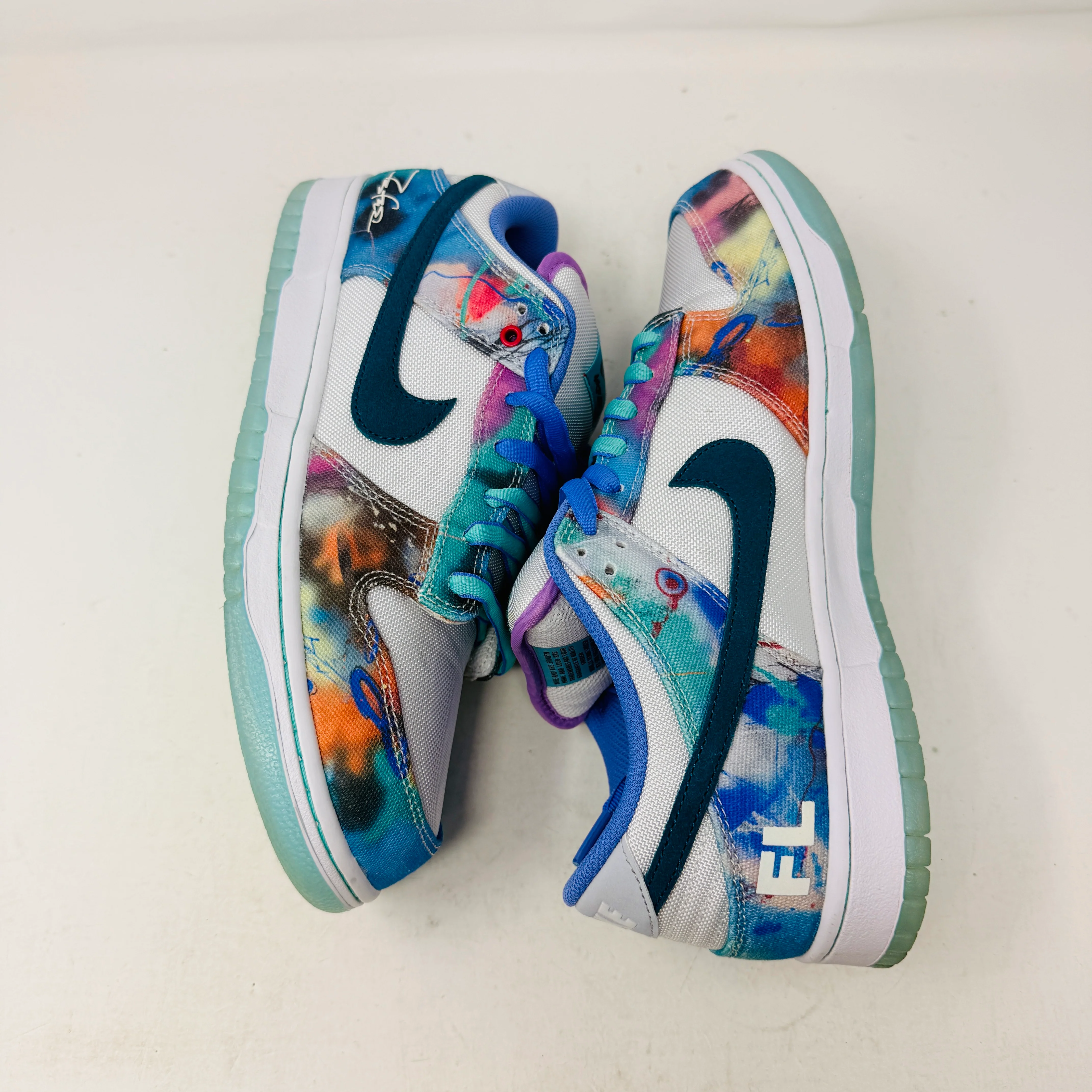 Nike SB Dunk Low Futura Laboratories Bleached Aqua - Image 3