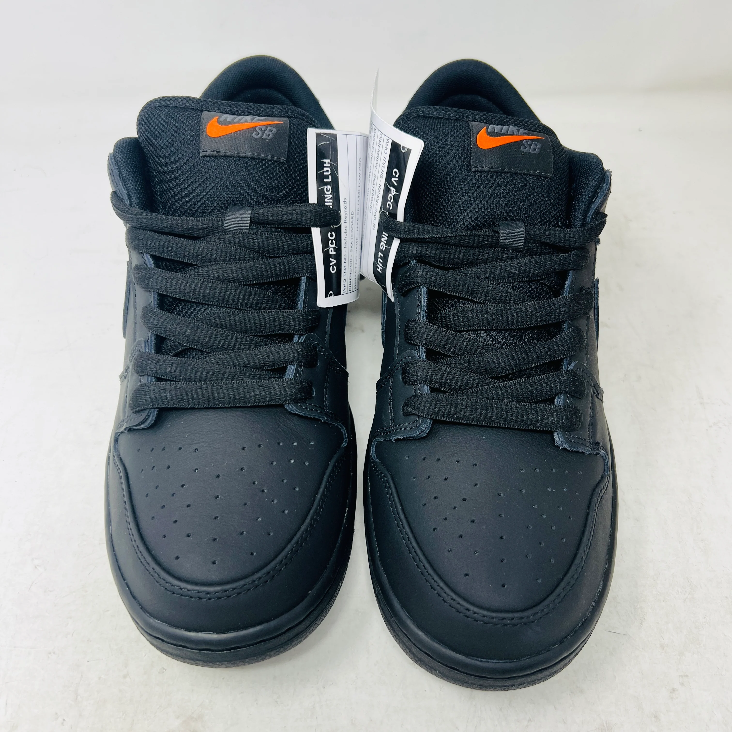 Nike SB Dunk Low Pro Triple Black (Sample Pair) - Image 2