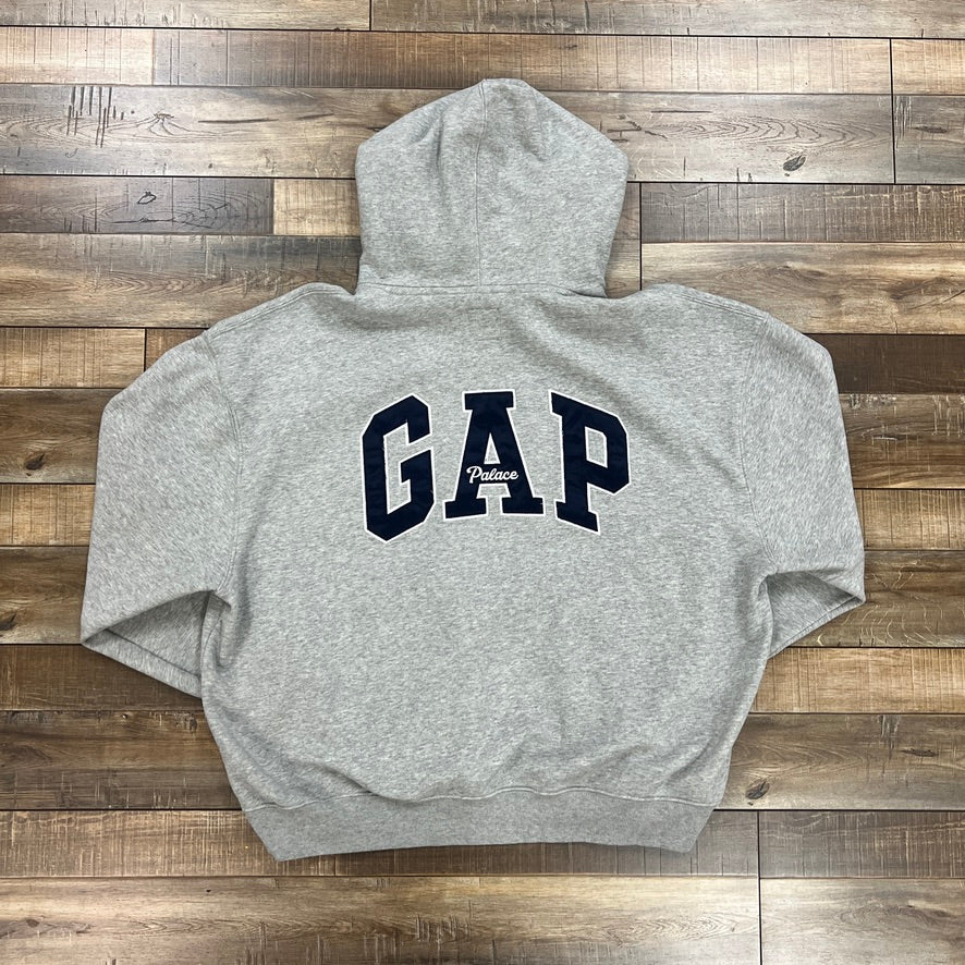 Palace x Gap Hood Grey - Image 2