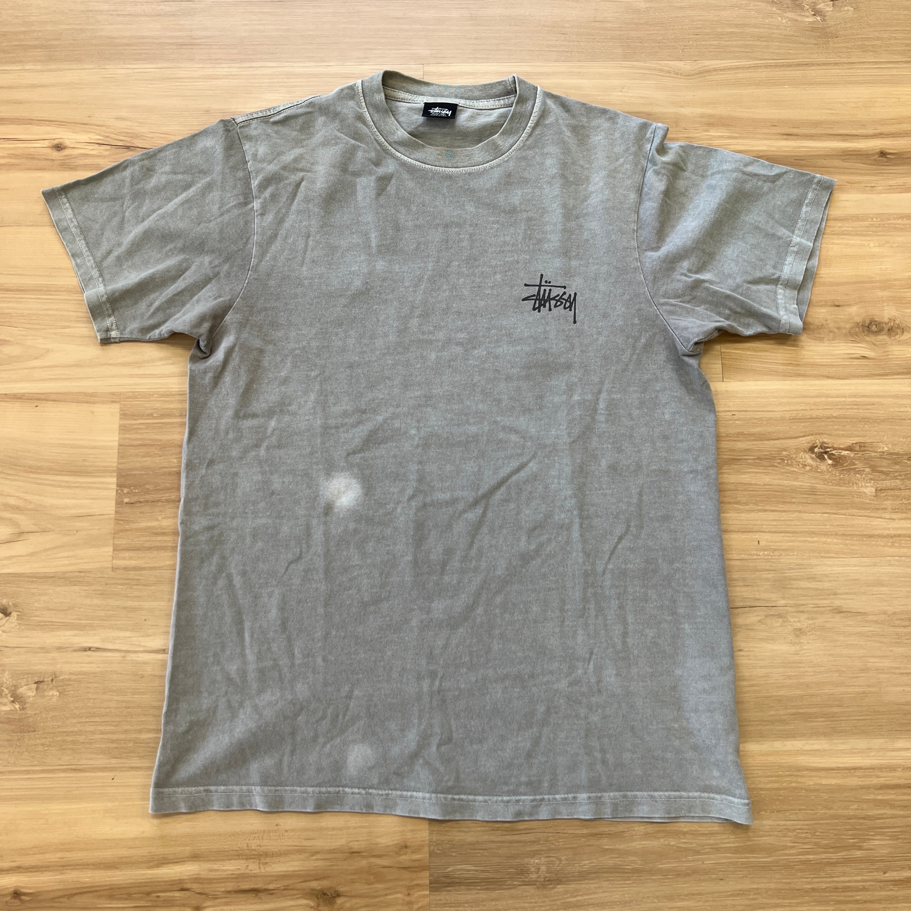 Stussy Basic Pigment Dyed Tee in grey - Image 2