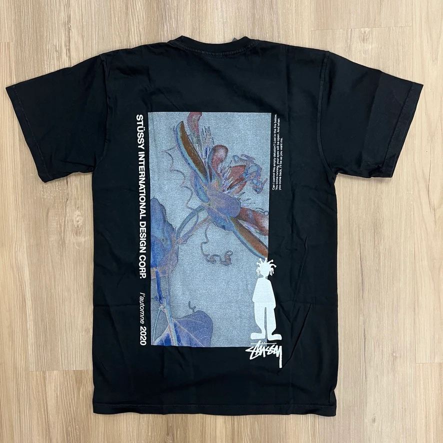 Stüssy Delusion Pigment Dyed T-shirt Black - Image 2