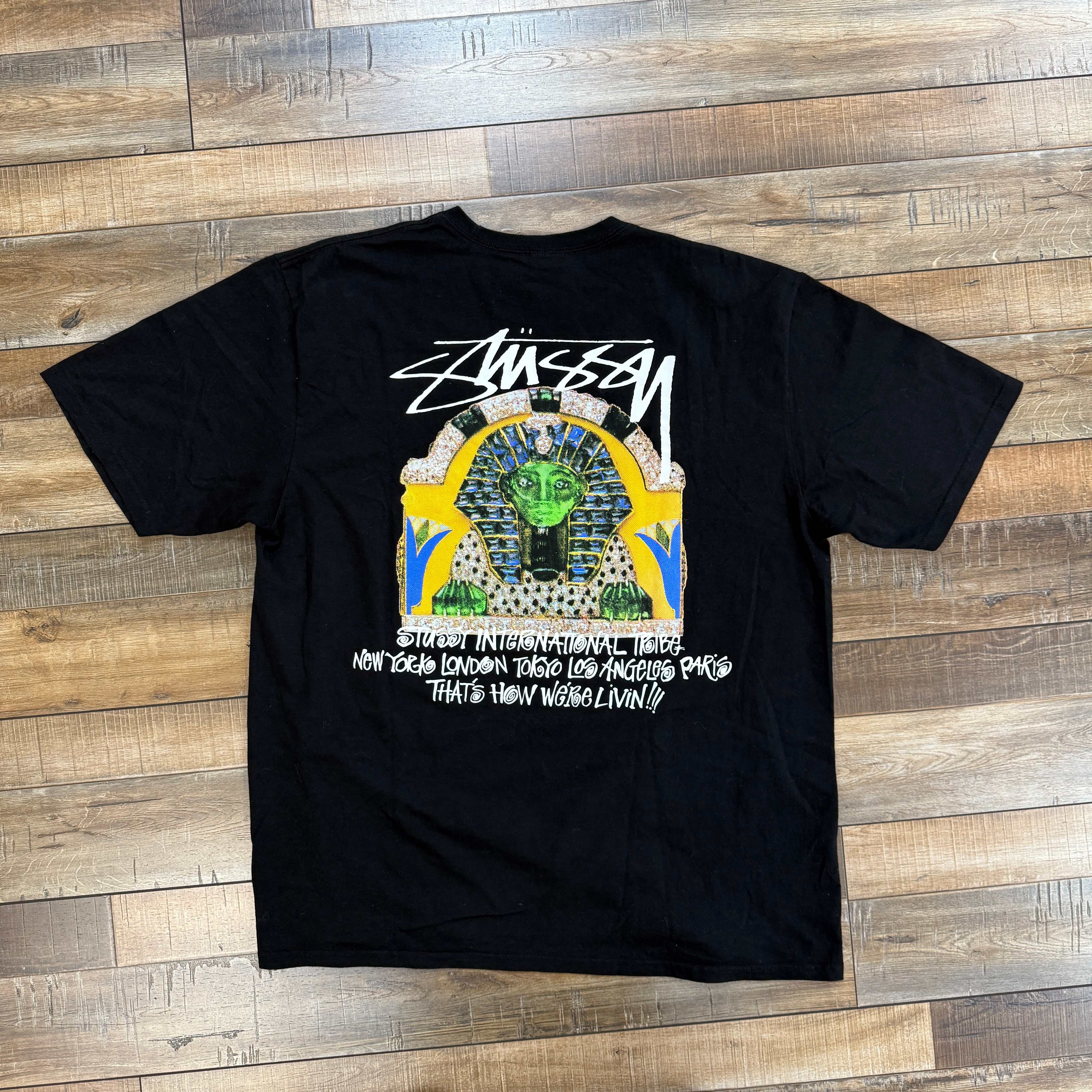 Stussy Sphinx Tee 'Black' - Image 2