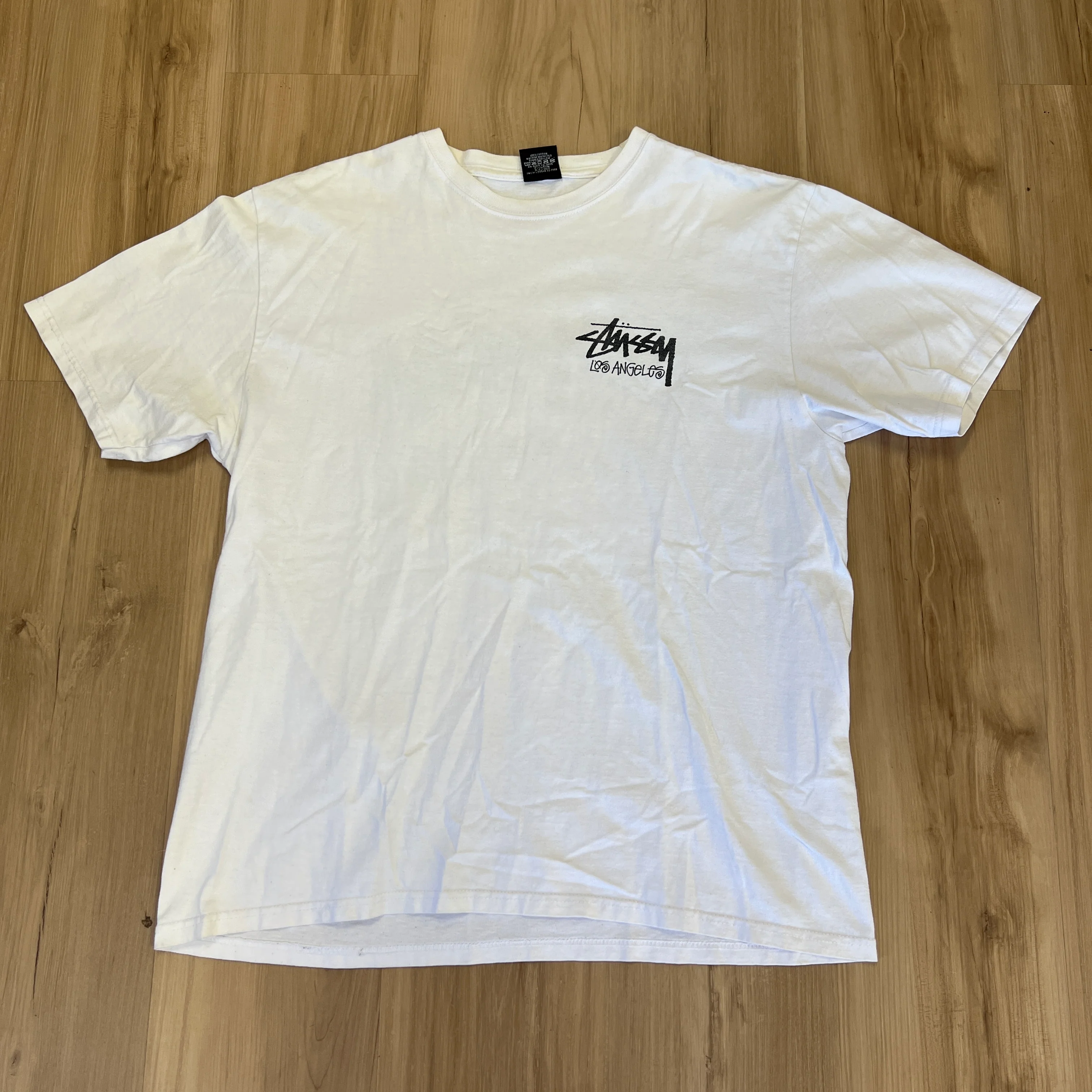 Stüssy "Stock Los Angeles" tee White - Image 2