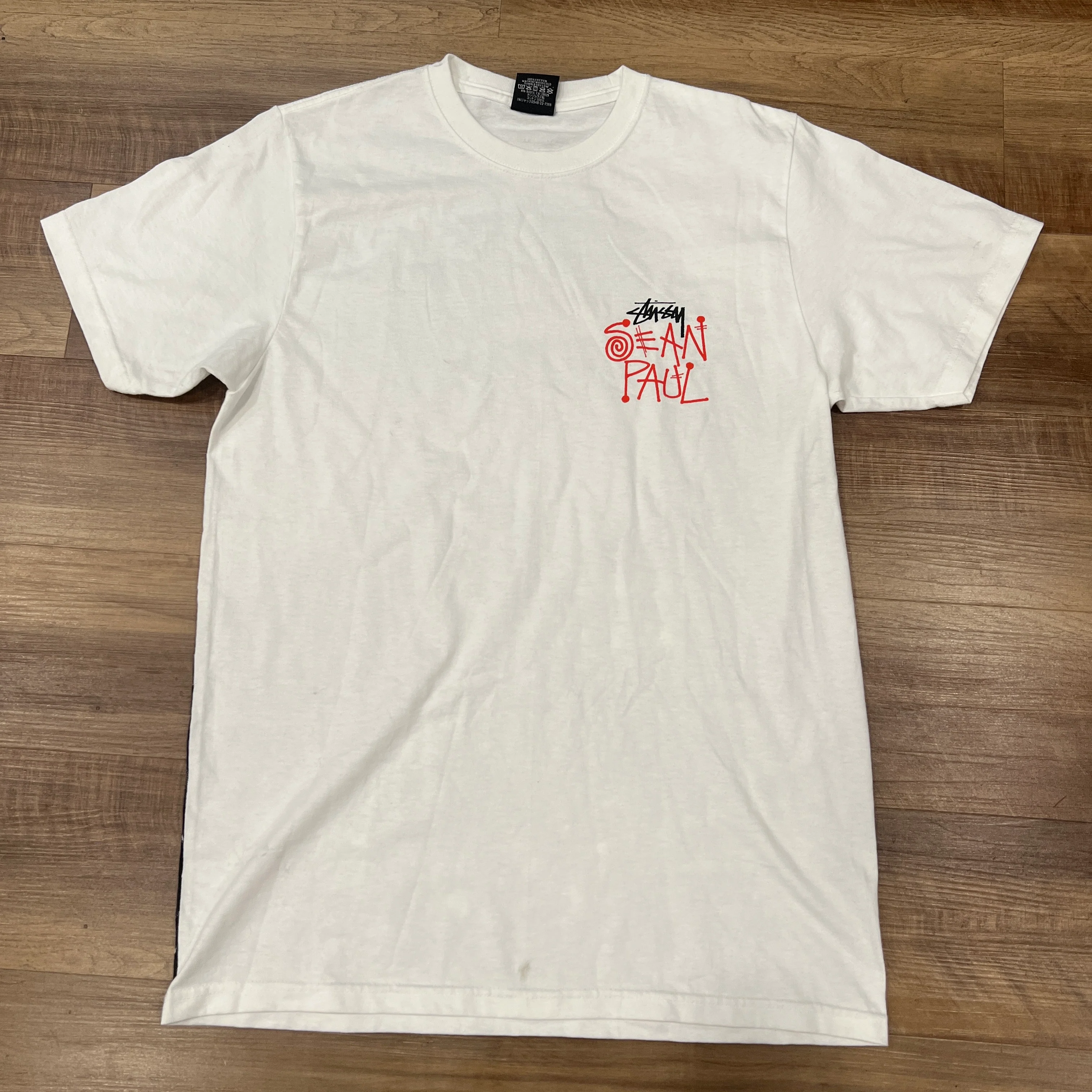 Stüssy x Sean Paul T-Shirt White - Image 2