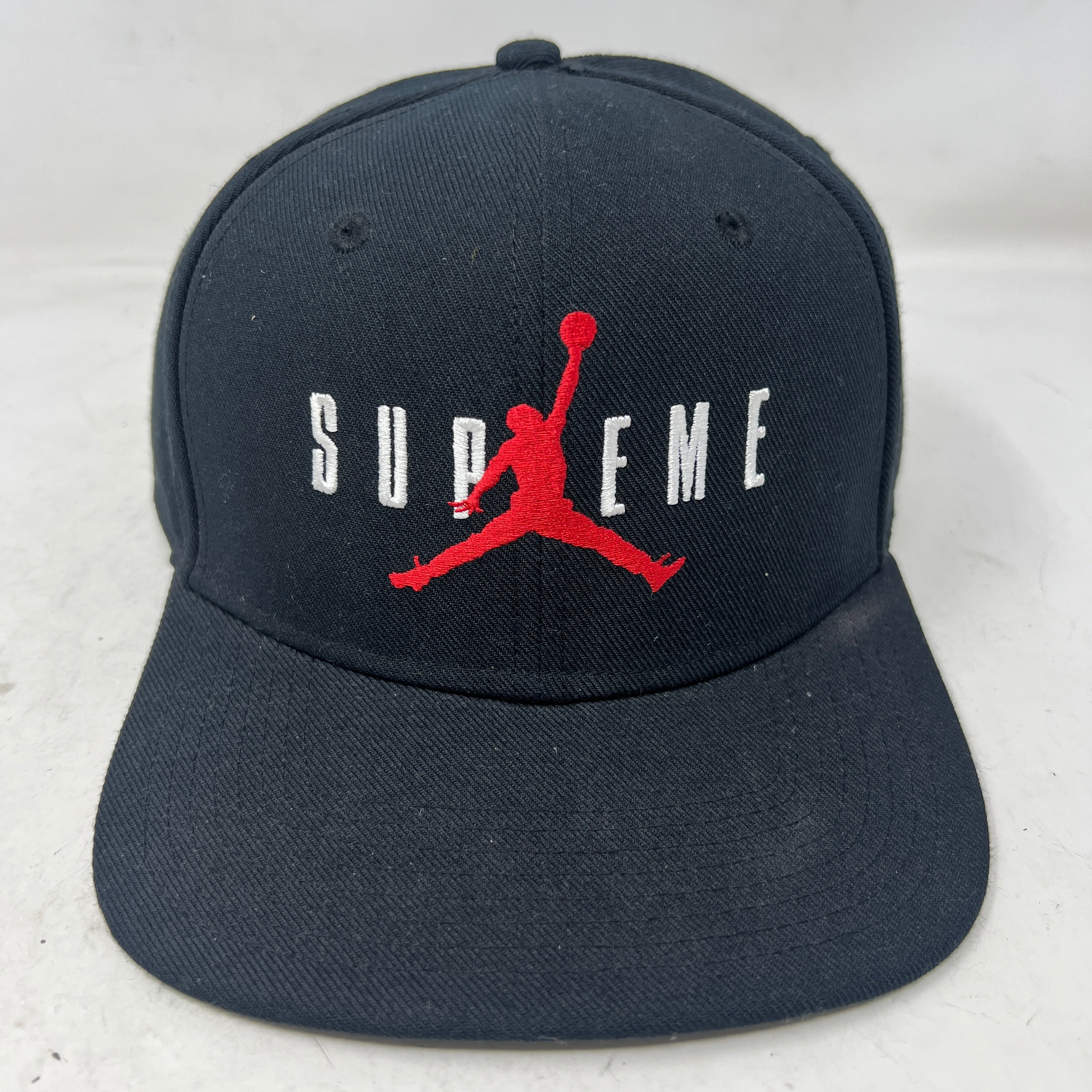 Supreme Jordan 6 Panel Hat Black