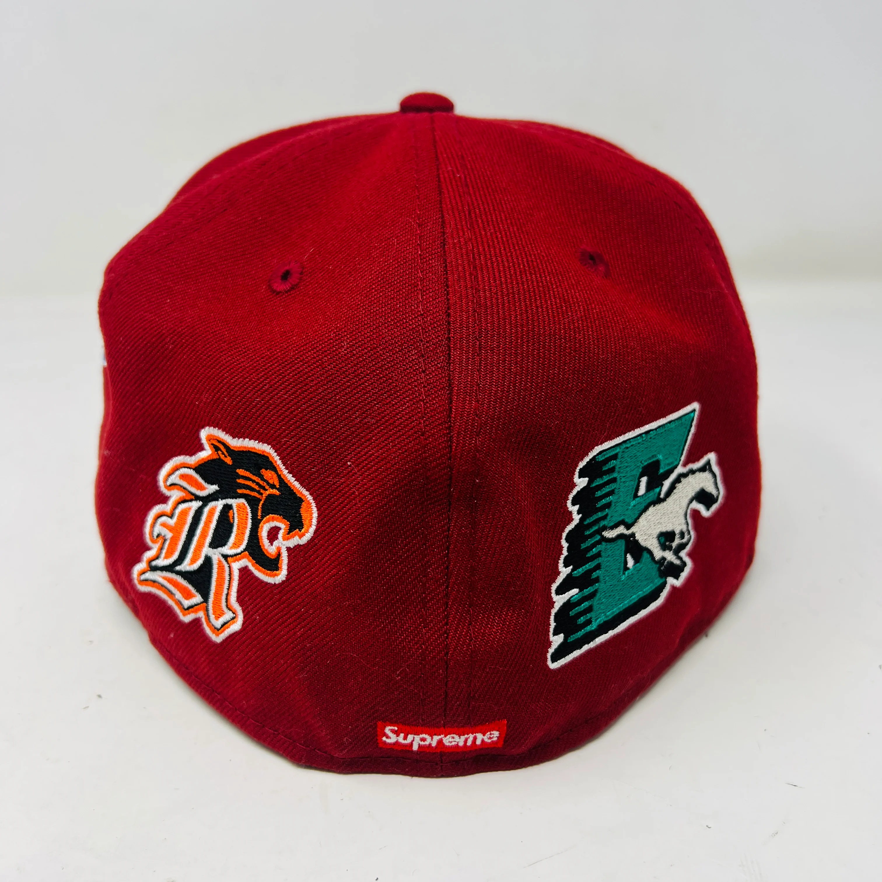 Supreme Mascots S Logo New Era 59Fifty Fitted Cap Red - Image 4