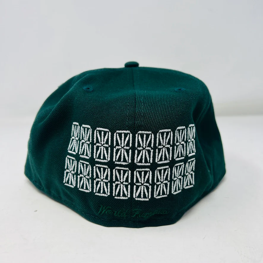 Supreme Sharpie Box Logo New Era Fitted Cap Dark Green - Image 2
