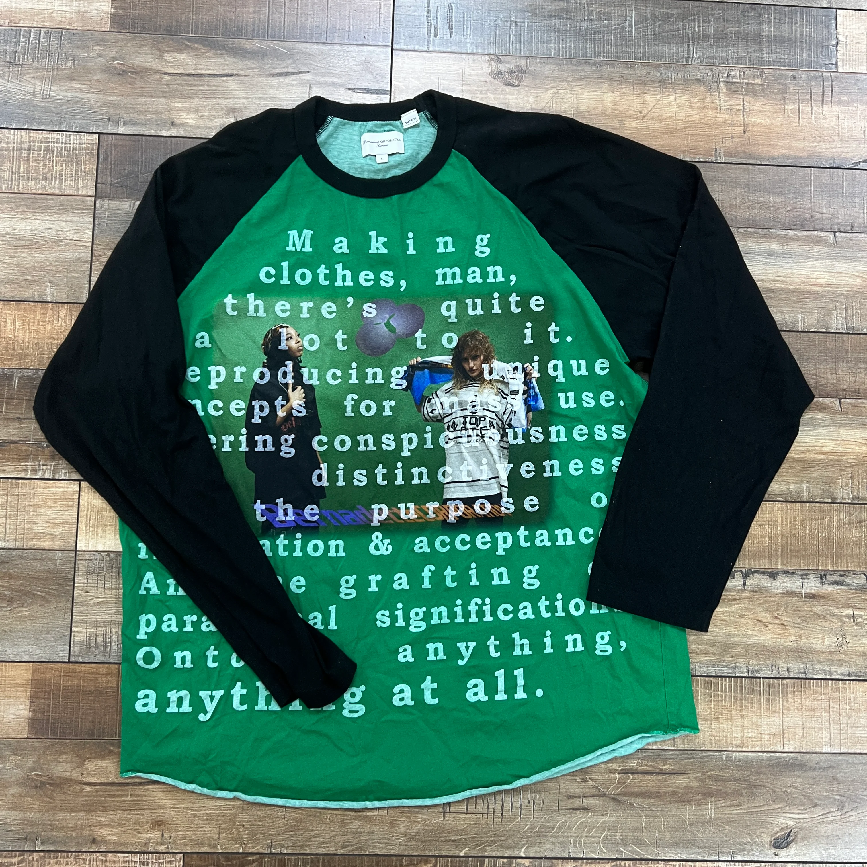 Supreme x Bernadette Corporation Raglan Long-Sleeve Top