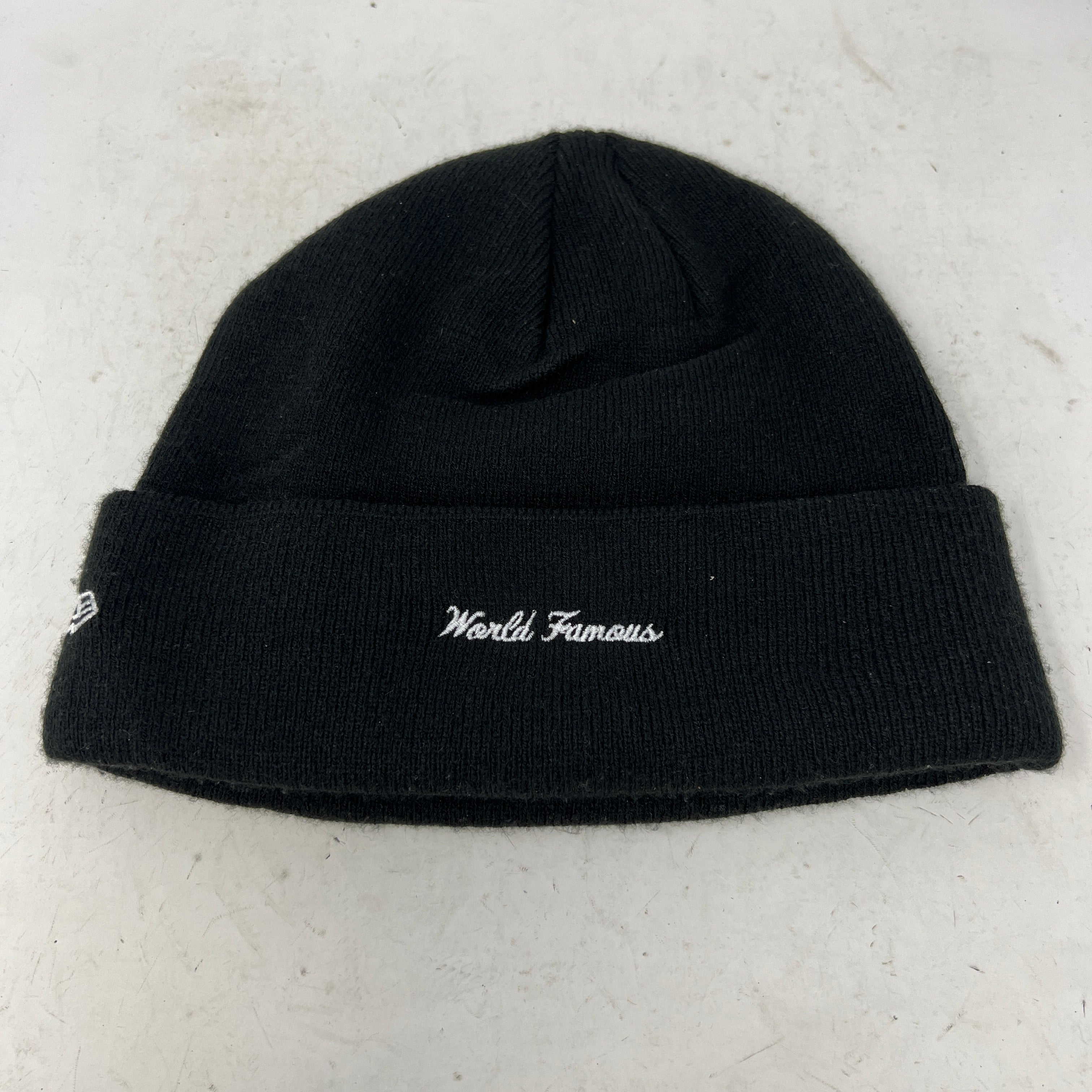 Supreme x New Era Box Logo Beanie Black - Image 2