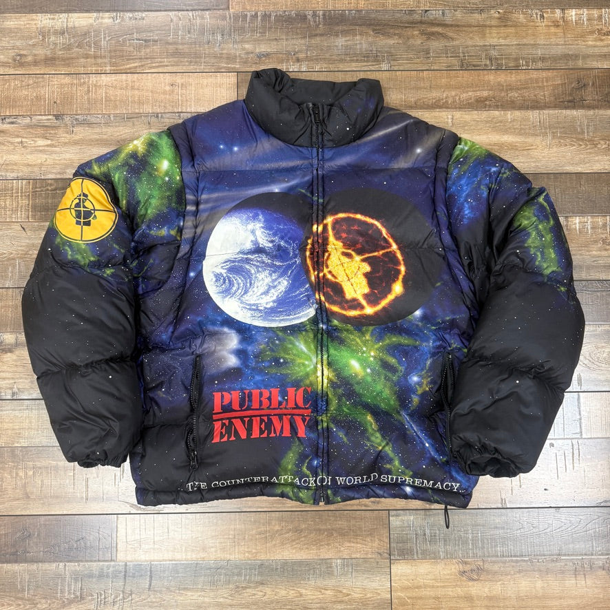 Supreme x Public Enemy x Undercover Puffer Jacket 'Black'