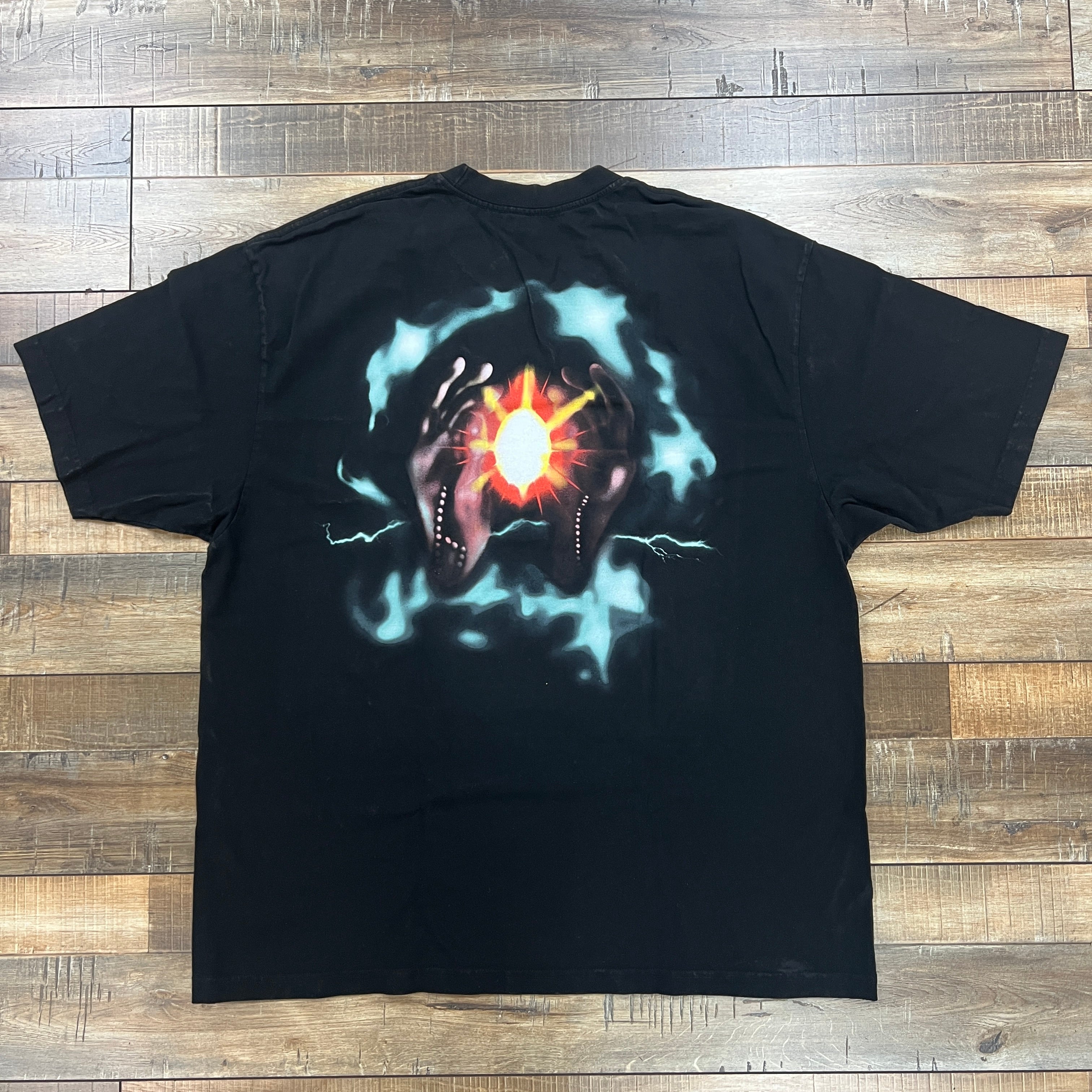 Travis Scott Utopia Vinyl & C5 Tee Black - Image 2